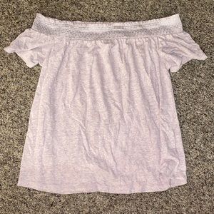 Pink Old Navy Off the Should Top